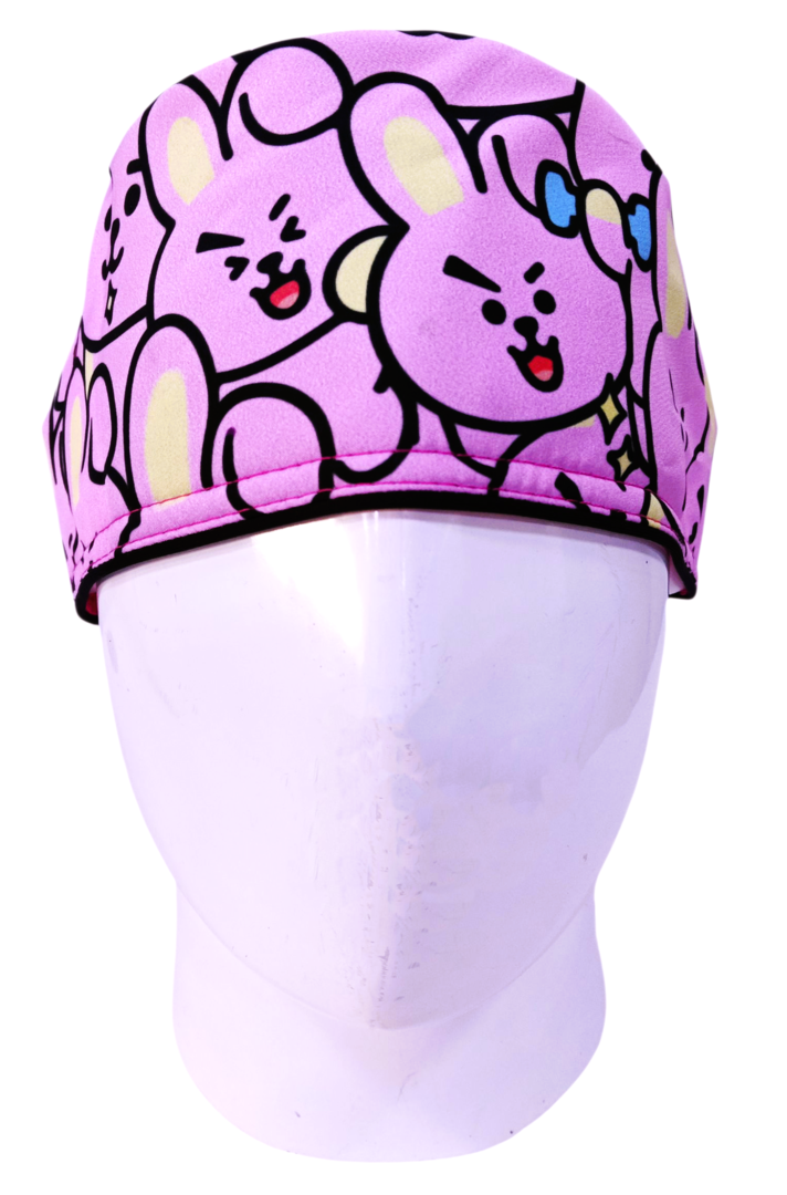 Gorro Quirúrgico Mujer y Portacarnet Cooky BTS - gorro antifluido para mujer Doctools - foto 3