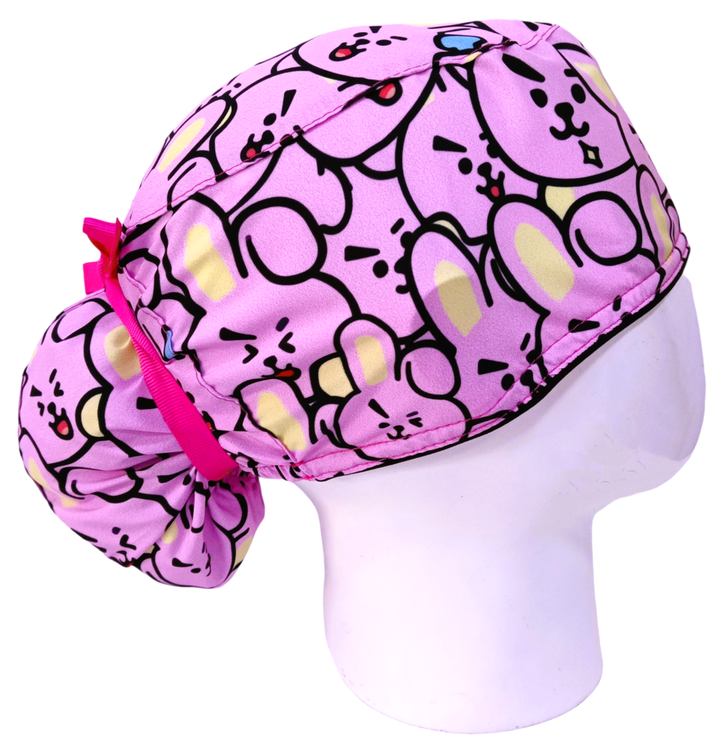 Gorro Quirúrgico Mujer y Portacarnet Cooky BTS - gorro antifluido para mujer Doctools - foto 2
