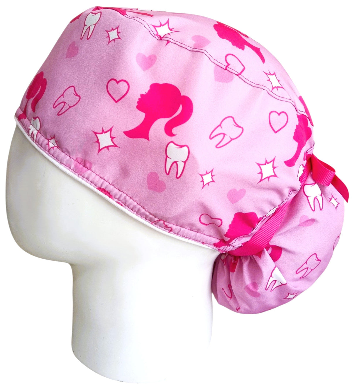 Gorro Quirúrgico Mujer y Portacarnet Barbie Dental - gorro antifluido para mujer Doctools - foto 1