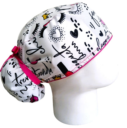 Gorro Quirúrgico Mujer y Portacarnet Coqueta - gorro antifluido para mujer Doctools - foto 2