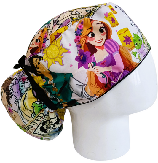 Gorro Quirúrgico Mujer y Portacarnet Rapunzel Animada - gorro antifluido para mujer Doctools - foto 2