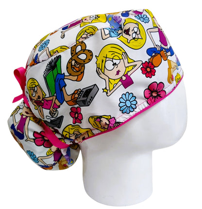 Gorro Quirúrgico Mujer y Portacarnet Lizzie McGuire - gorro antifluido para mujer Doctools - foto 2