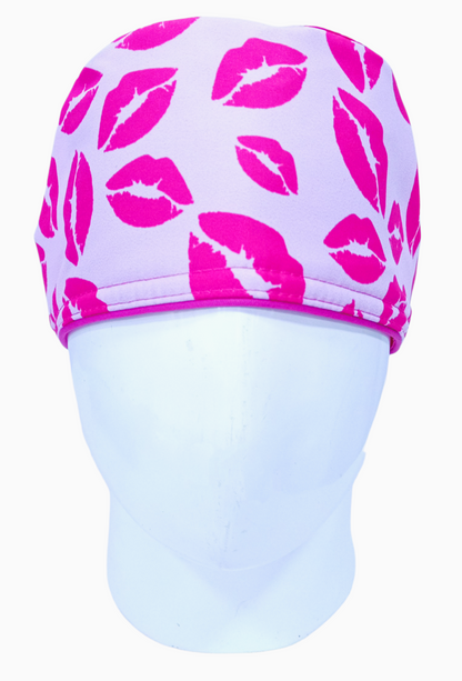 Gorro Quirúrgico Mujer y Portacarnet Besitos - gorro antifluido para mujer Doctools - foto 3