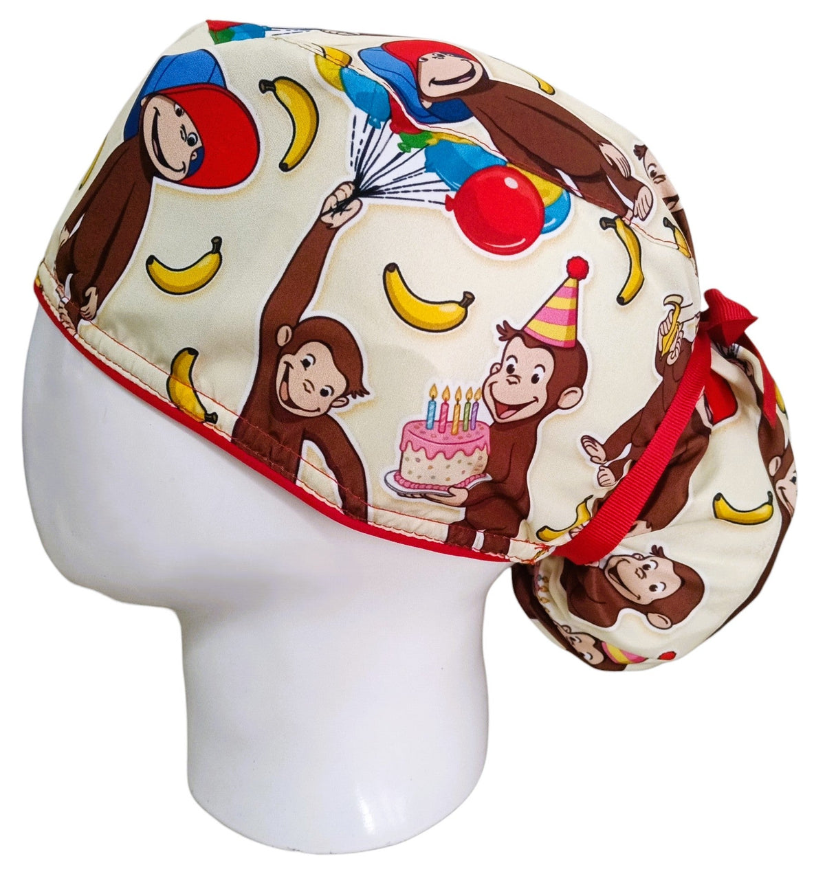 Gorro Quirúrgico Mujer y Portacarnet Jorge el Curioso - gorro antifluido para mujer Doctools - foto 1