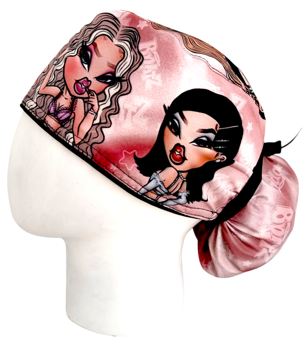 Gorro Quirúrgico Mujer y Portacarnet Bratz - gorro antifluido para mujer Doctools - foto 1
