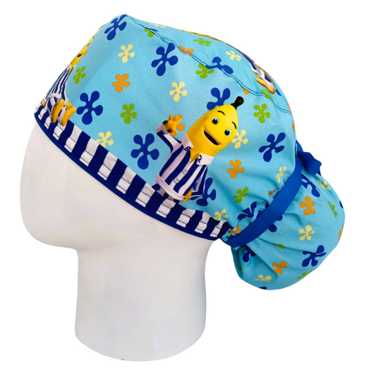 Gorro Quirúrgico Mujer y Portacarnet Bananas - gorro antifluido para mujer Doctools - foto 1