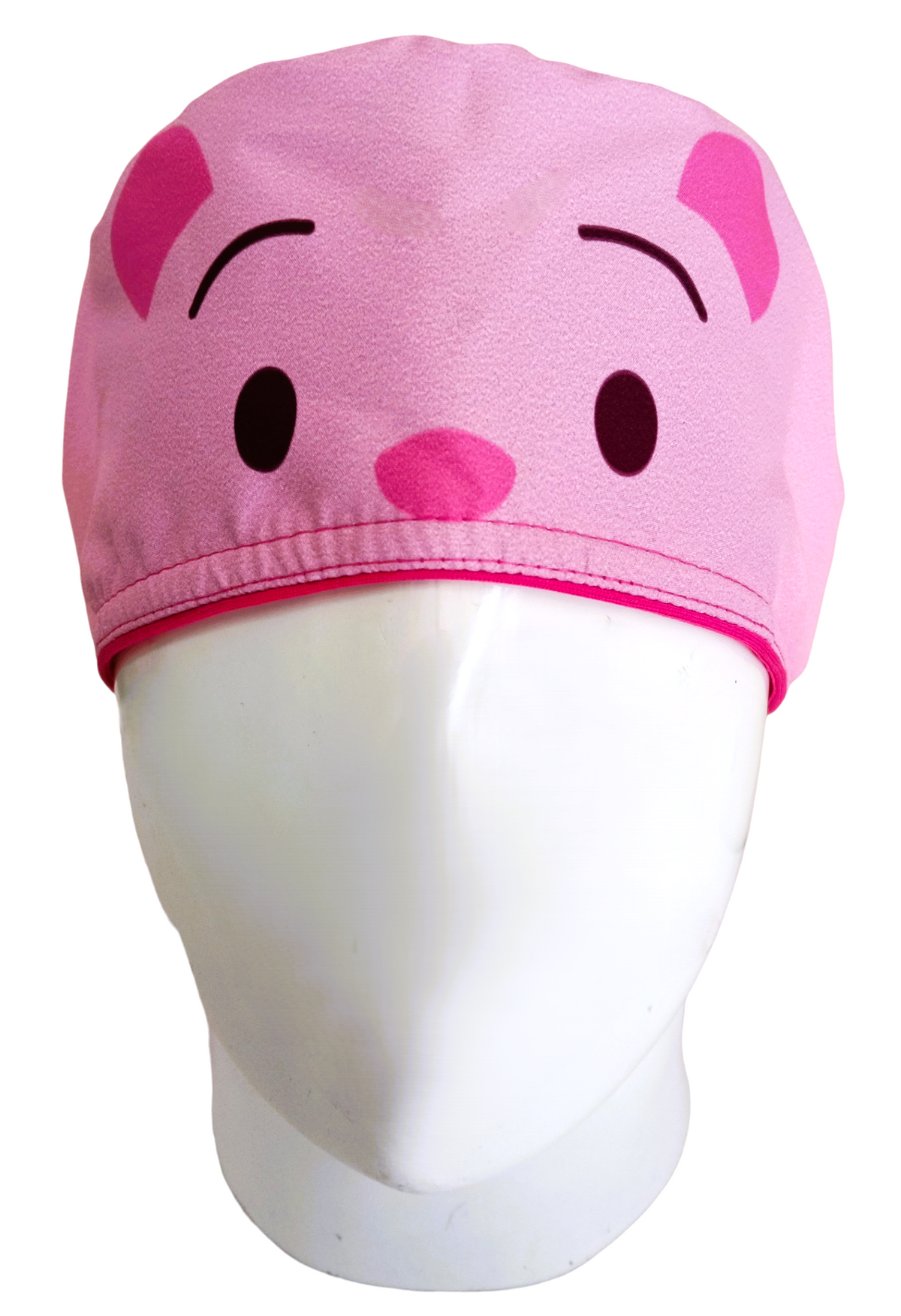 Gorro Quirúrgico Mujer y Portacarnet Piglet Rosa - gorro antifluido para mujer Doctools - foto 3
