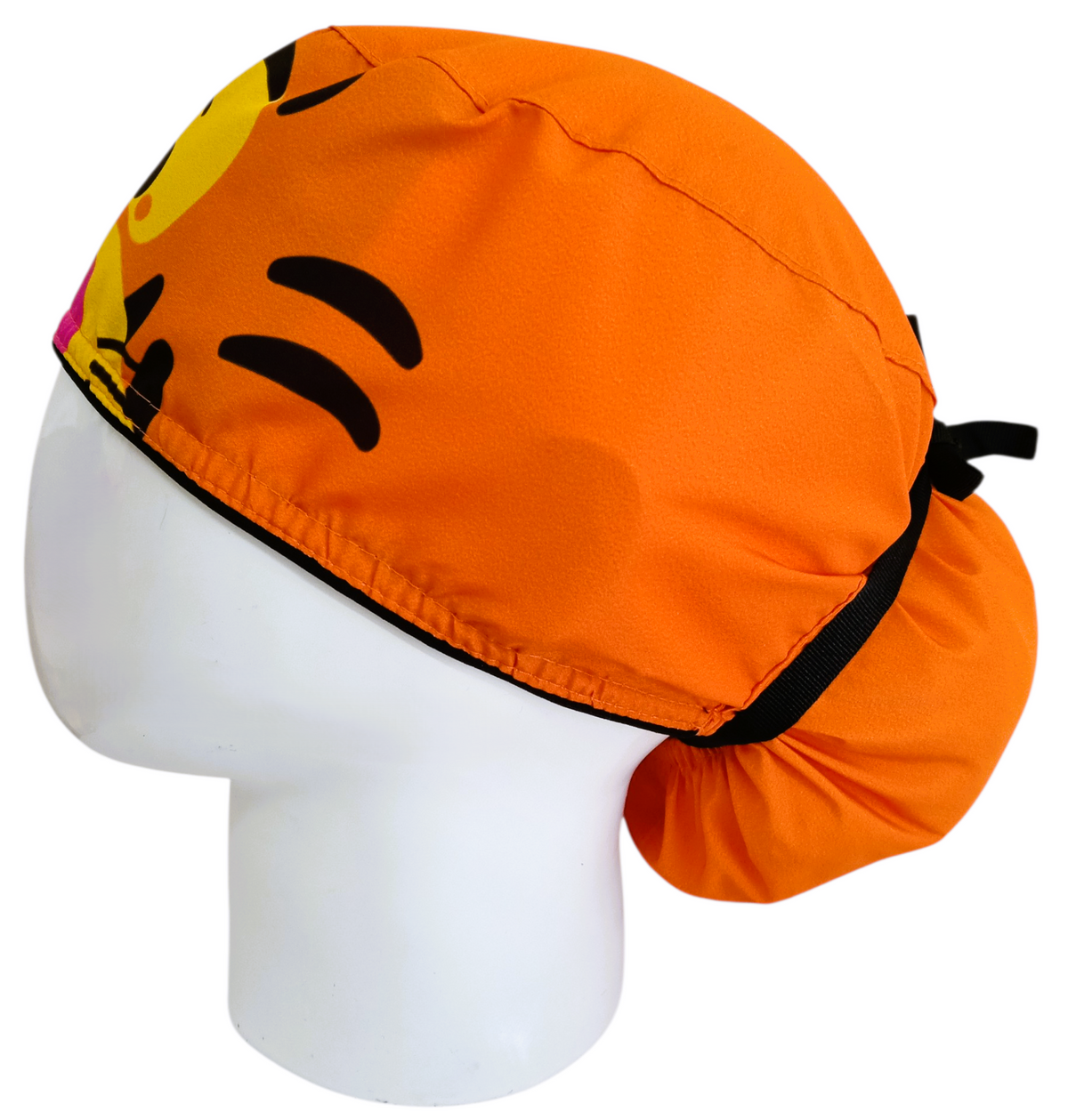 Gorro Quirúrgico Mujer y Portacarnet Tigger Naranja - gorro antifluido para mujer Doctools - foto 1