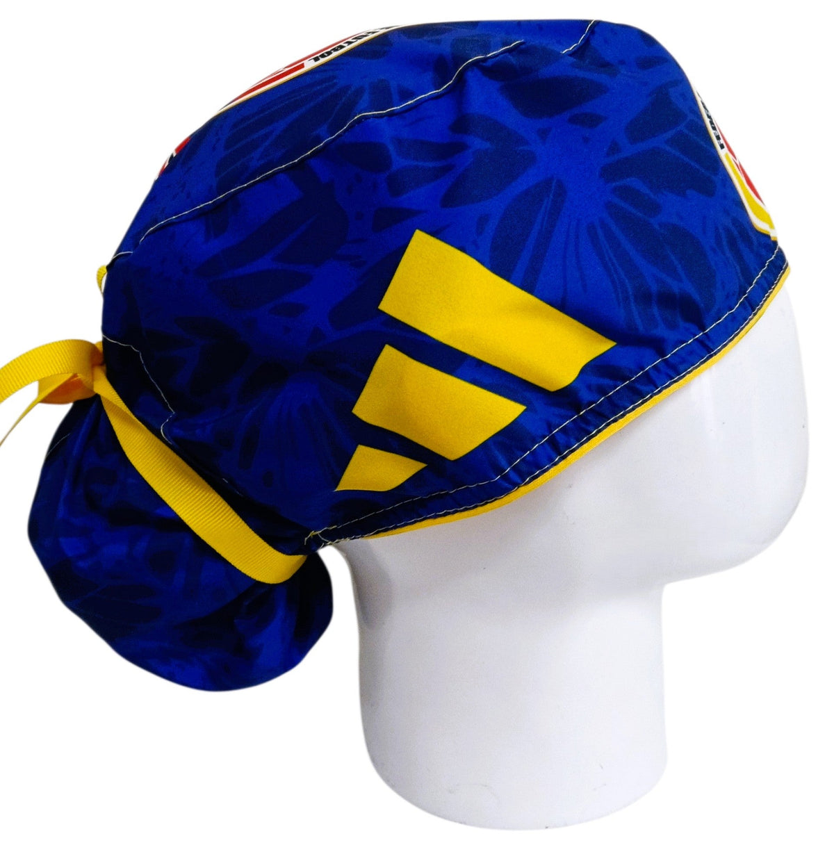 Gorro Quirúrgico Mujer y Portacarnet Selección Colombia Azul - gorro antifluido para mujer Doctools - foto 2