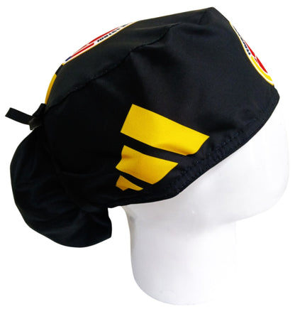 Gorro Quirúrgico Mujer y Portacarnet Selección Colombia Negro - gorro antifluido para mujer Doctools - foto 2