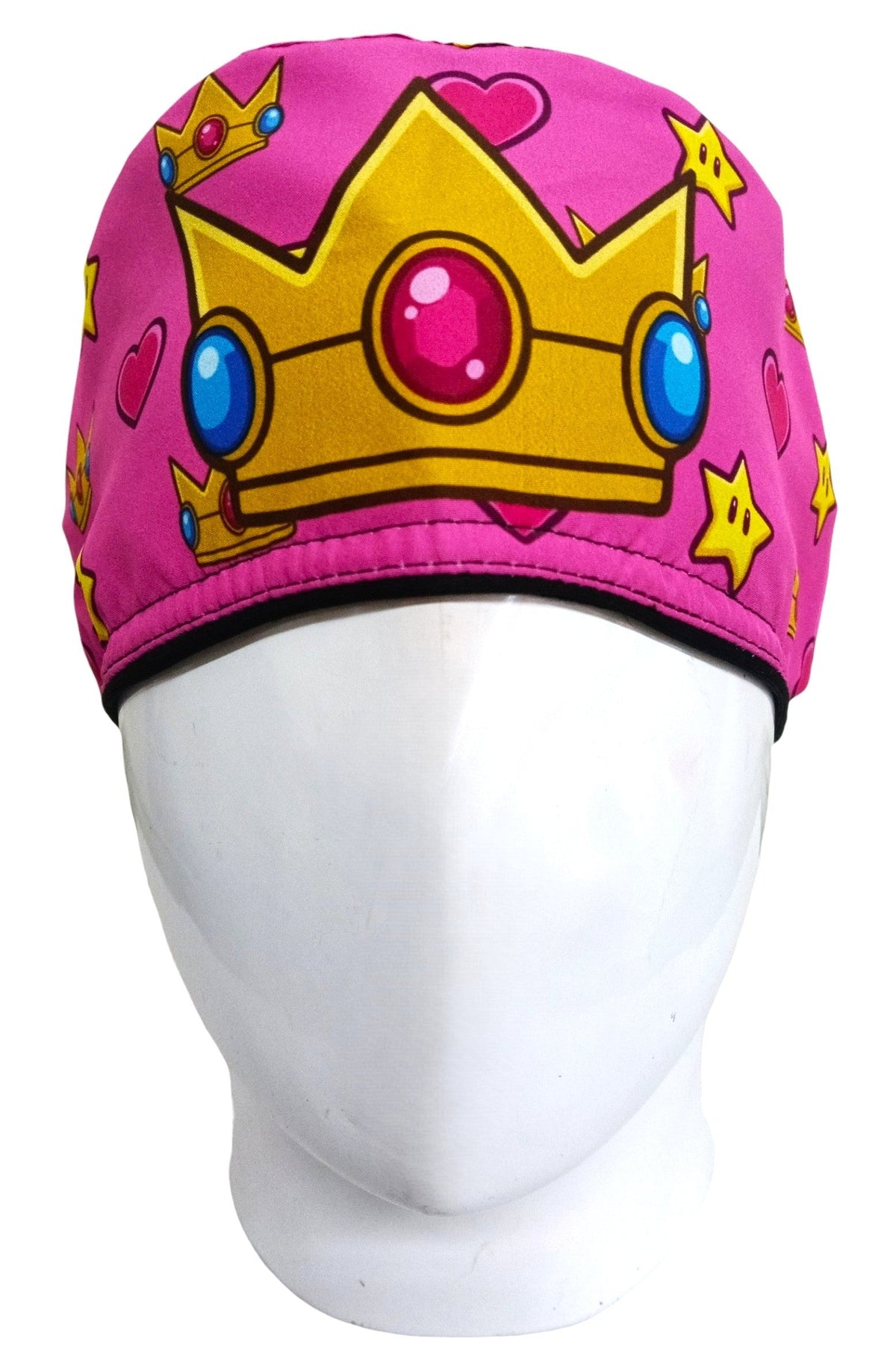 Gorro Quirúrgico Mujer y Portacarnet Princesa Peach Team Mario - gorro antifluido para mujer Doctools - foto 3