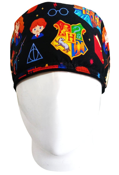 Gorro Quirúrgico Mujer y Portacarnet Harry Potter Negro - gorro antifluido para mujer Doctools - foto 3