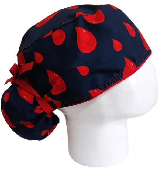 Gorro Quirúrgico Mujer y Portacarnet Hematología - gorro antifluido para mujer Doctools - foto 2