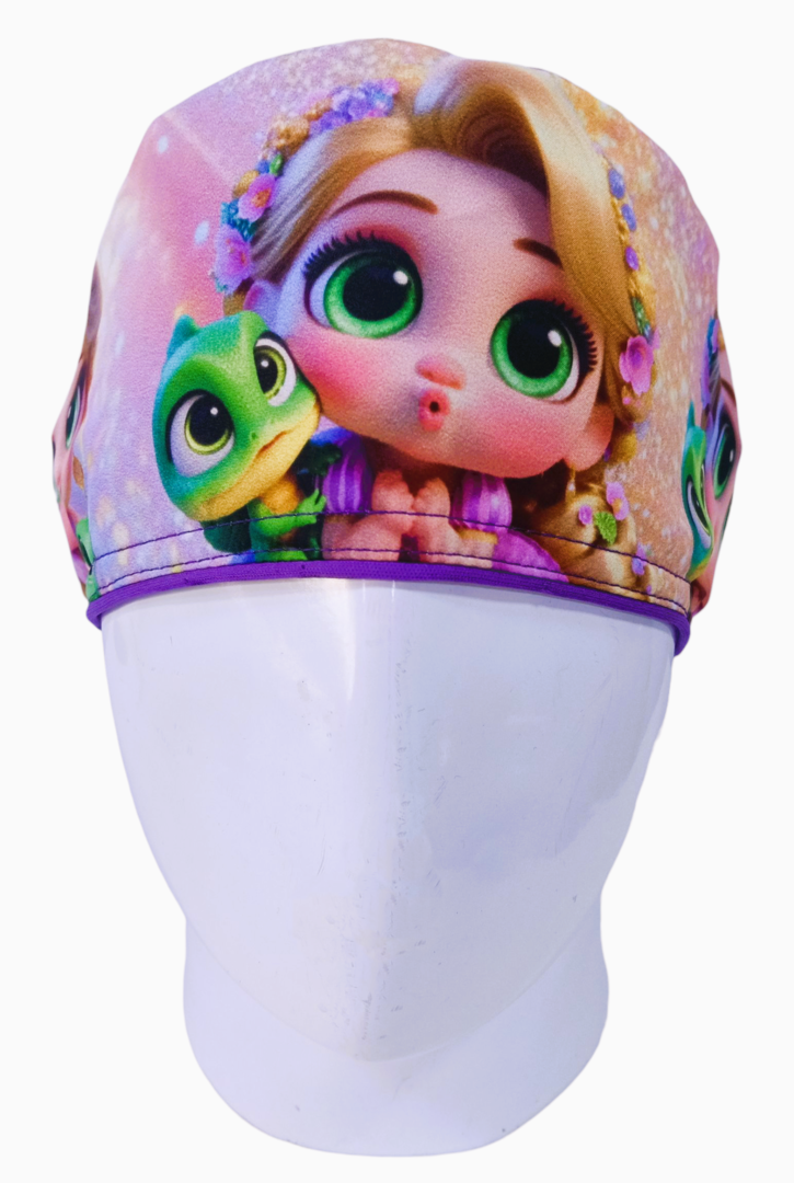 Gorro Quirúrgico Mujer y Portacarnet Rapunzel Enredados - gorro antifluido para mujer Doctools - foto 3