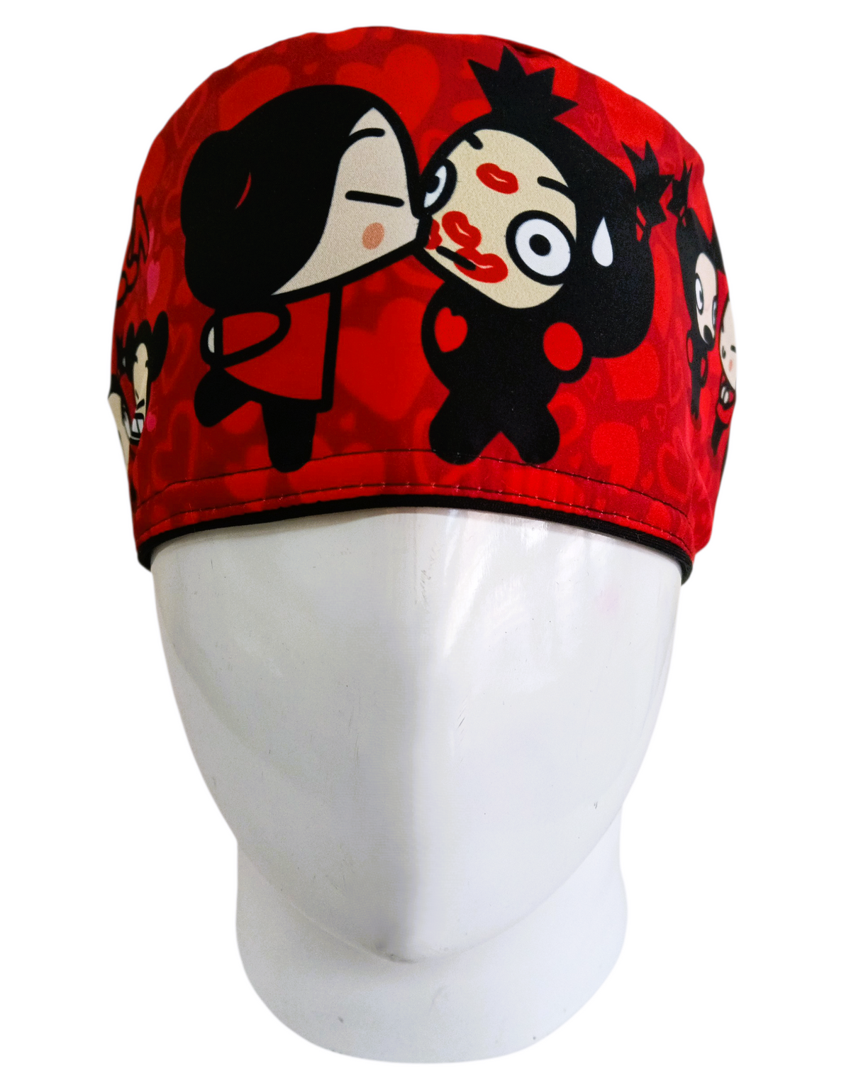 Gorro Quirúrgico Mujer y Portacarnet Pucca y Garu - gorro antifluido para mujer Doctools - foto 3