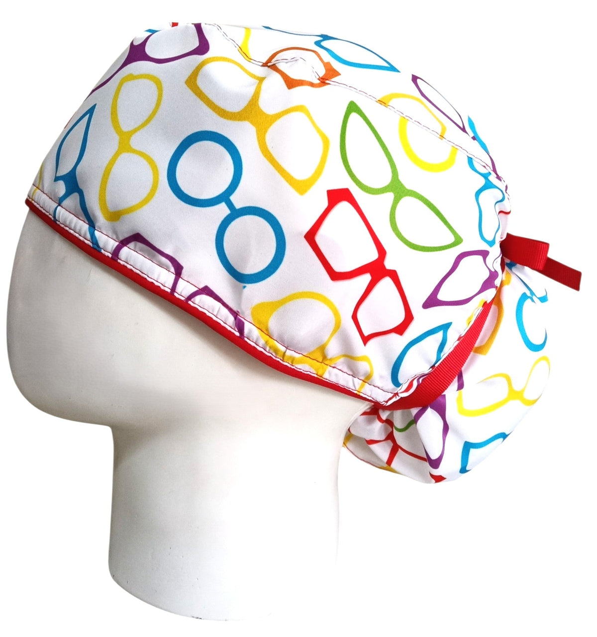 Gorro Quirúrgico Mujer y Portacarnet Gafas Coloridas - gorro antifluido para mujer Doctools - foto 1