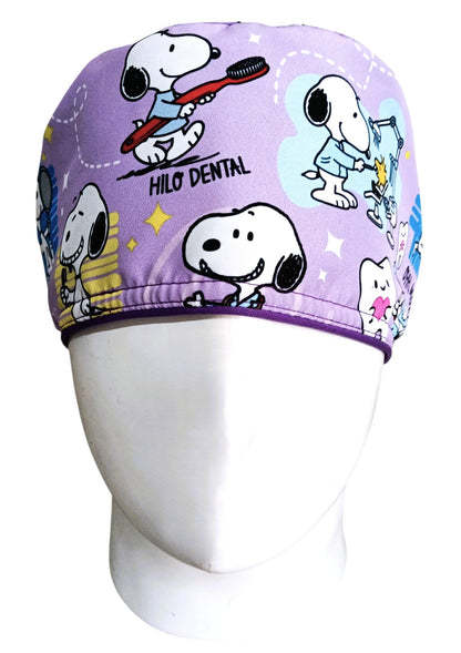 Gorro Quirúrgico Mujer y Portacarnet Snoopy Dental - gorro antifluido para mujer Doctools - foto 3