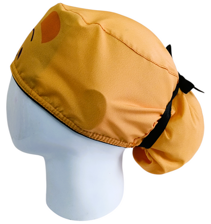 Gorro Quirúrgico Mujer y Portacarnet Winnie Pooh Amarillo - gorro antifluido para mujer Doctools - foto 1