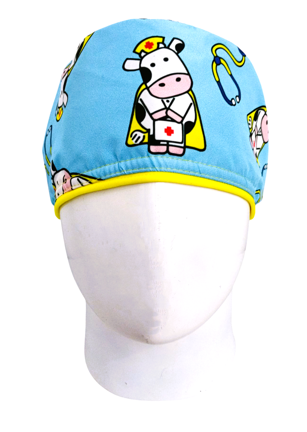 Gorro Quirúrgico Mujer y Portacarnet Vaquita Médica - gorro antifluido para mujer Doctools - foto 3
