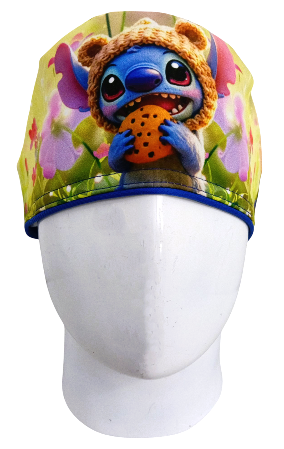 Gorro Quirúrgico Mujer y Portacarnet Stitch Galleta - gorro antifluido para mujer Doctools - foto 3