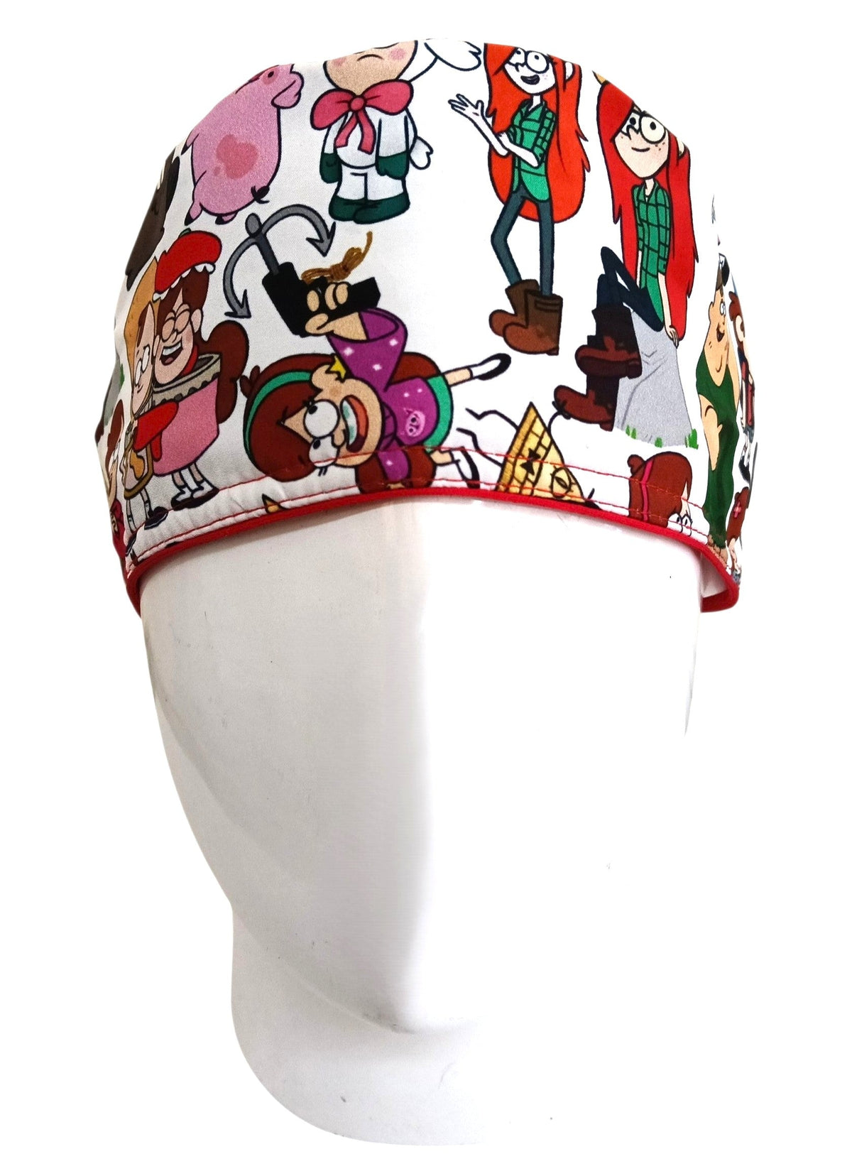Gorro Quirúrgico Mujer y Portacarnet Gravity Falls - gorro antifluido para mujer Doctools - foto 3
