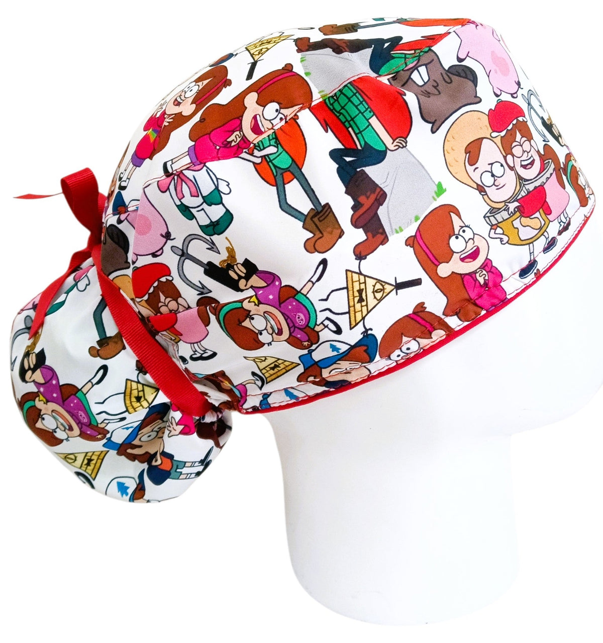 Gorro Quirúrgico Mujer y Portacarnet Gravity Falls - gorro antifluido para mujer Doctools - foto 2