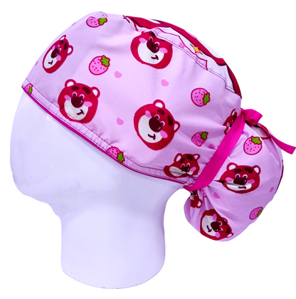 Gorro Quirúrgico Mujer y Portacarnet Lotso Caritas - gorro antifluido para mujer Doctools - foto 1