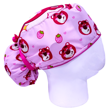 Gorro Quirúrgico Mujer y Portacarnet Lotso Caritas - gorro antifluido para mujer Doctools - foto 2