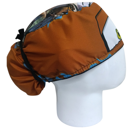 Gorro Quirúrgico Mujer y Portacarnet Mate Cars - gorro antifluido para mujer Doctools - foto 2