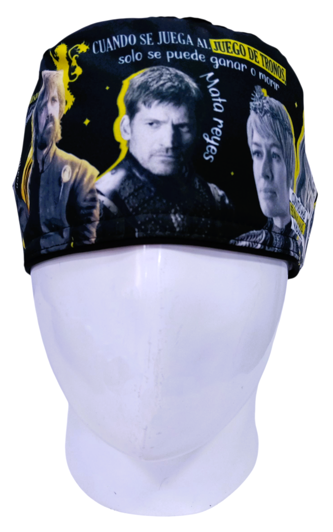 Gorro Quirúrgico Mujer y Portacarnet Game of Thrones Personajes - gorro antifluido para mujer Doctools - foto 3