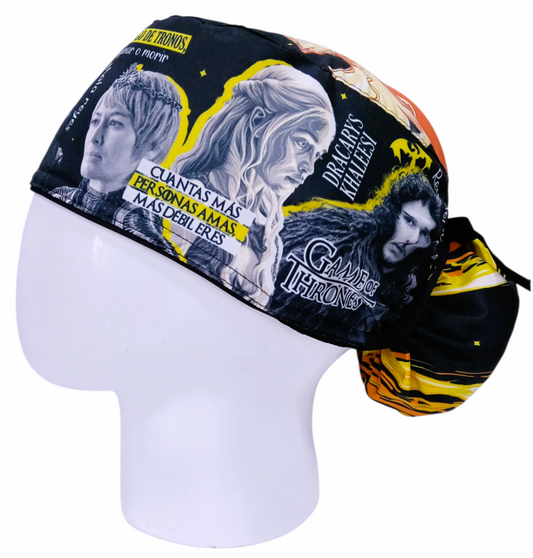 Gorro Quirúrgico Mujer y Portacarnet Game of Thrones Personajes - gorro antifluido para mujer Doctools - foto 1