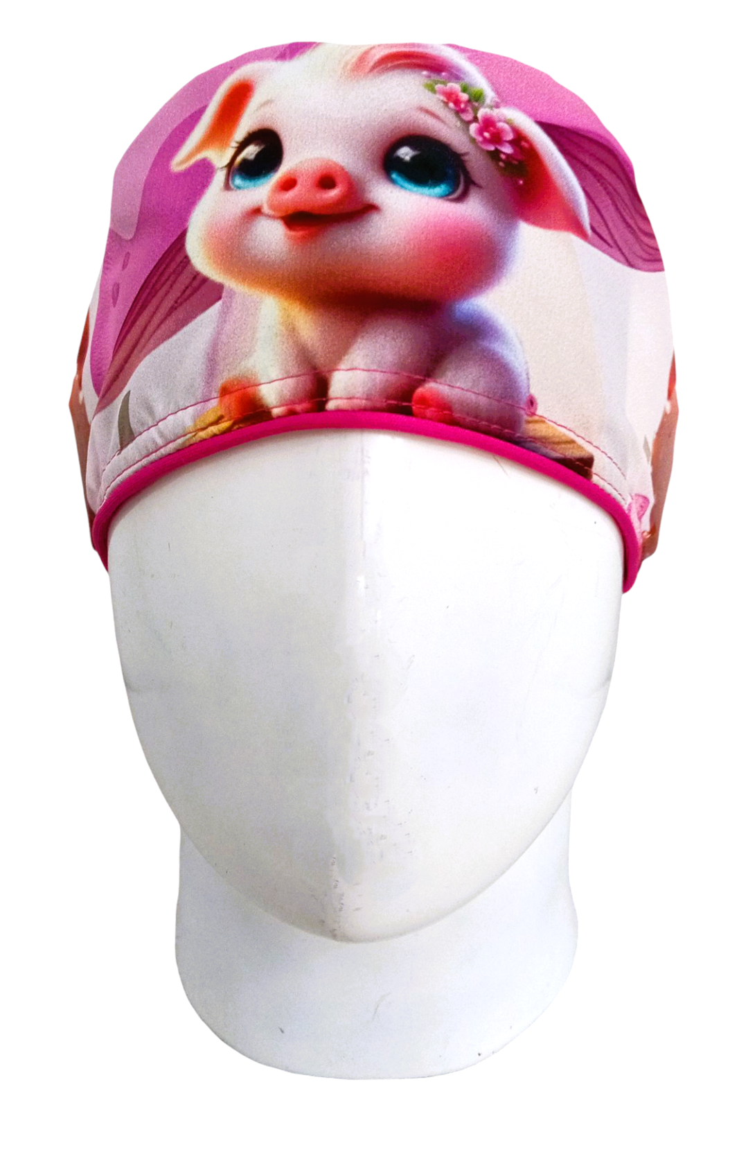 Gorro Quirúrgico Mujer y Portacarnet Cerdito Cute - gorro antifluido para mujer Doctools - foto 3