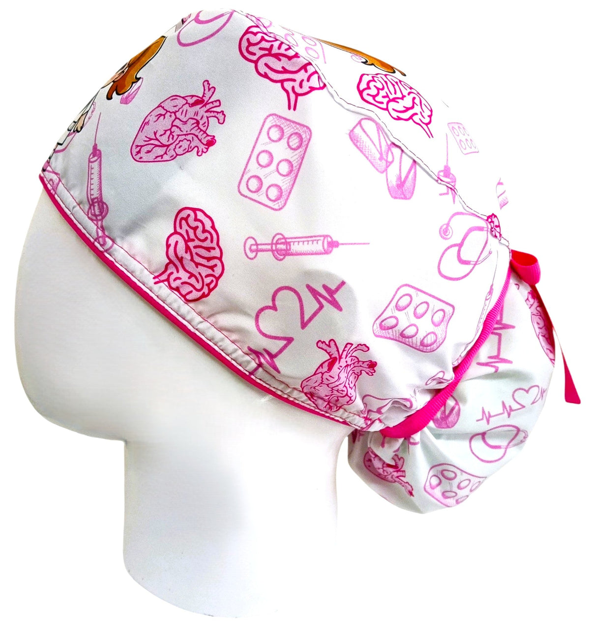 Gorro Quirúrgico Mujer y Portacarnet Enfermerita - gorro antifluido para mujer Doctools - foto 1