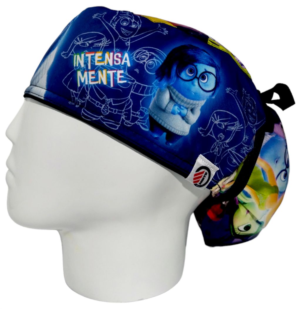 Gorro Quirúrgico Mujer y Portacarnet Tristeza Intensamente - gorro antifluido para mujer Doctools - foto 1