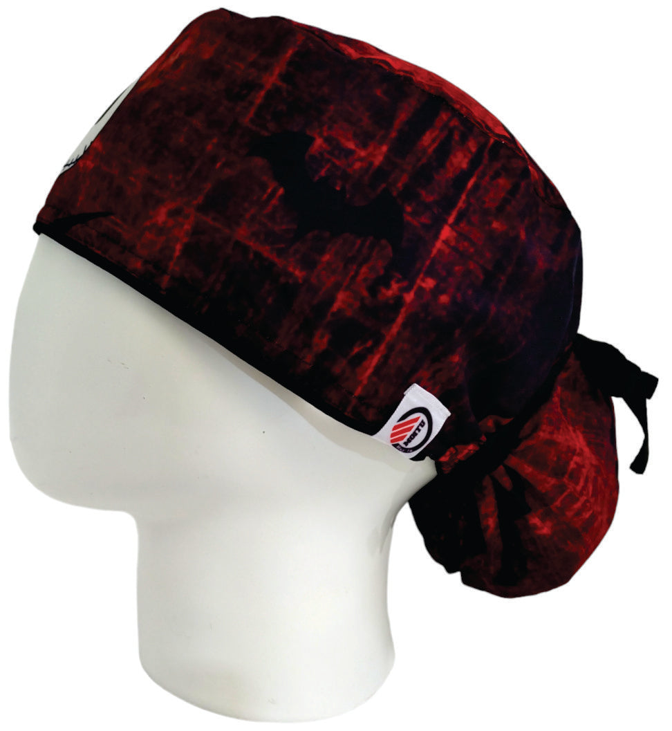 Gorro Quirúrgico Mujer y Portacarnet Jack Rojo - gorro antifluido para mujer Doctools - foto 1
