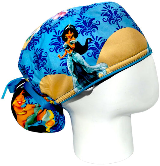 Gorro Quirúrgico Mujer y Portacarnet Jasmín Aladdin - gorro antifluido para mujer Doctools - foto 2