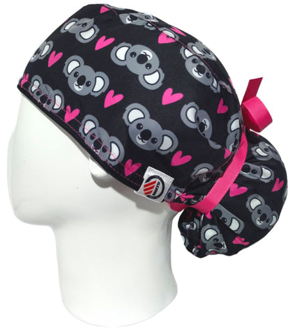 Gorro Quirúrgico Mujer y Portacarnet Koala Caritas - gorro antifluido para mujer Doctools - foto 1