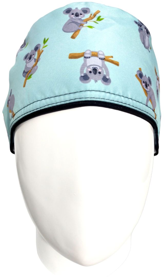 Gorro Quirúrgico Mujer y Portacarnet Koala Menta - gorro antifluido para mujer Doctools - foto 3