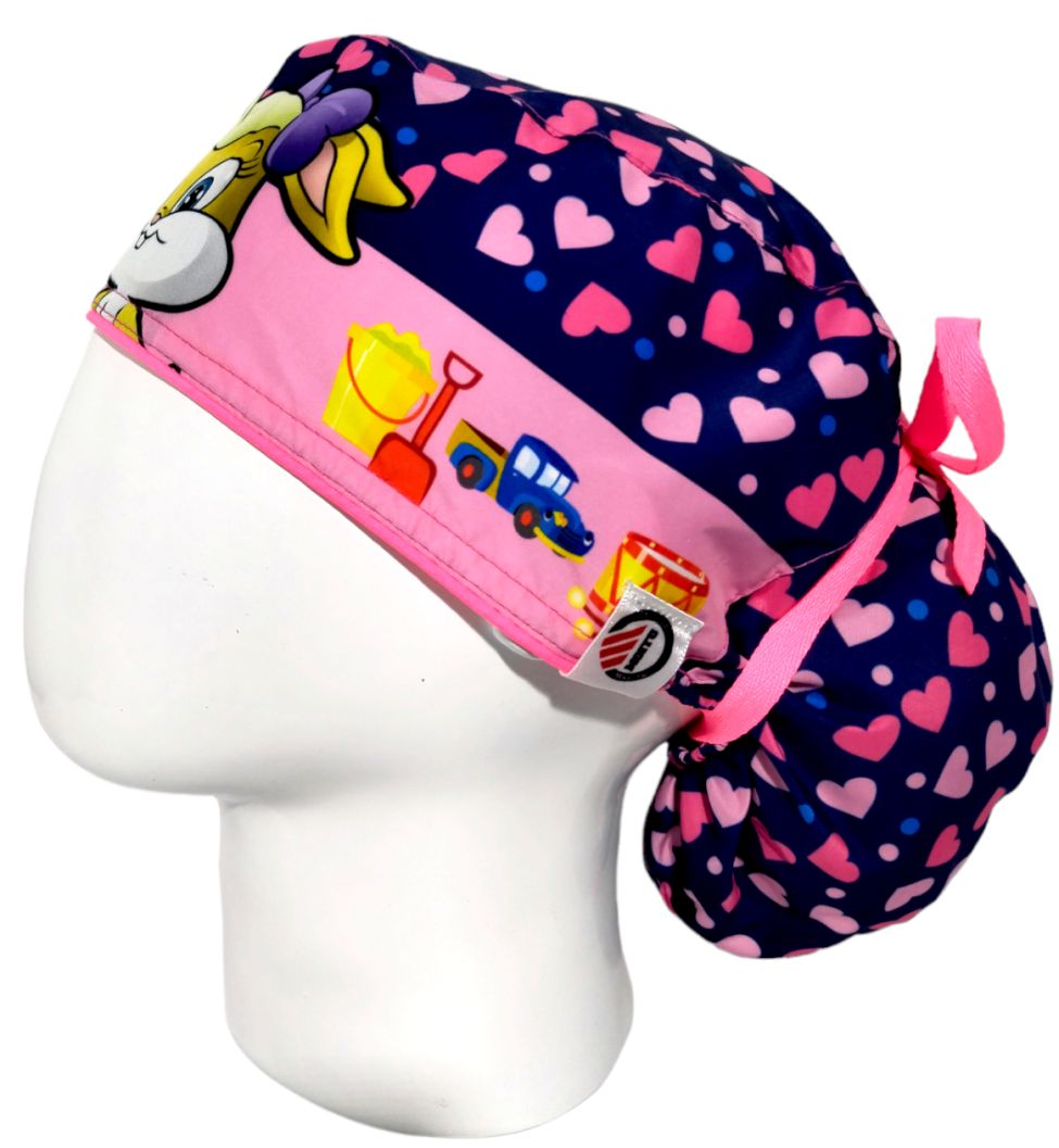 Gorro Quirúrgico Mujer y Portacarnet Lola Baby - gorro antifluido para mujer Doctools - foto 1