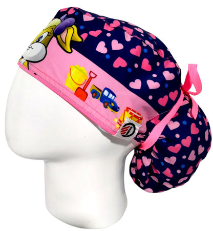 Gorro Quirúrgico Mujer y Portacarnet Lola Baby - gorro antifluido para mujer Doctools - foto 1