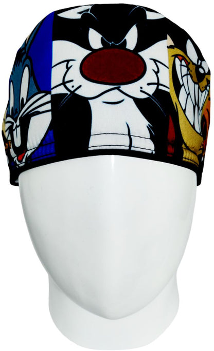Gorro Quirúrgico Mujer y Portacarnet Looney Tunes Cuadros - gorro antifluido para mujer Doctools - foto 3