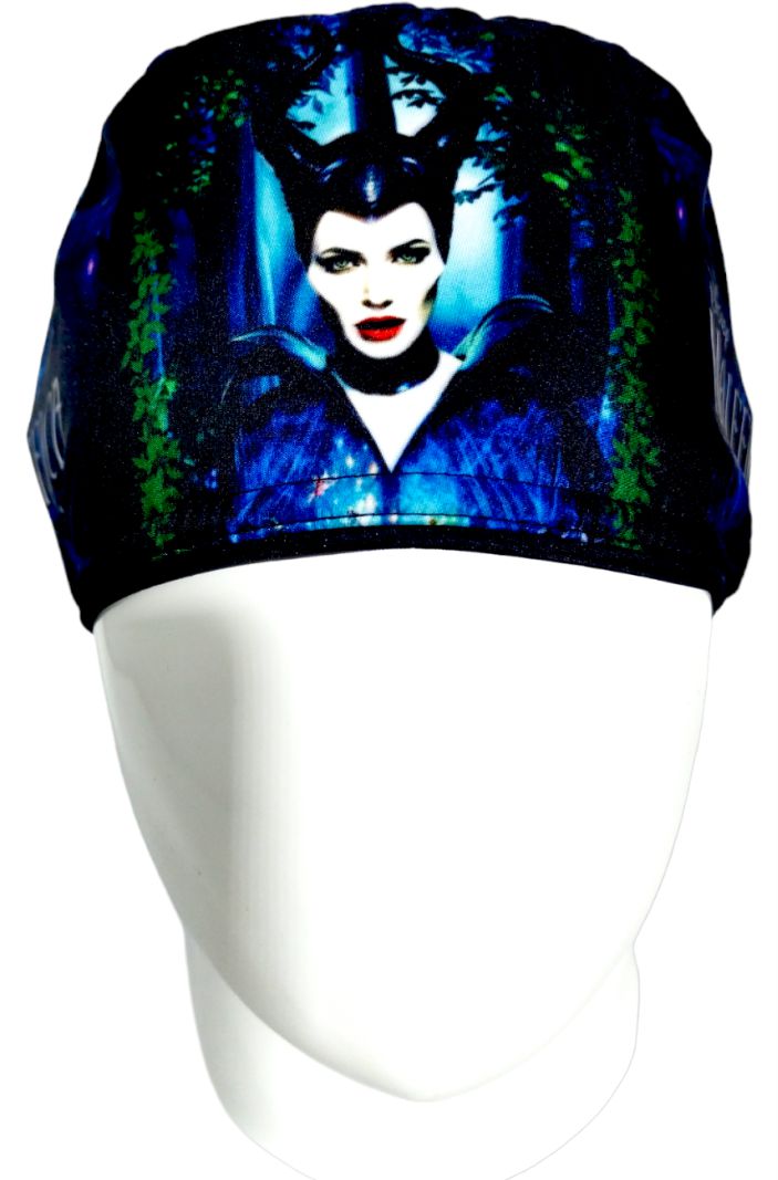 Gorro Quirúrgico Mujer y Portacarnet Maléfica - gorro antifluido para mujer Doctools - foto 3