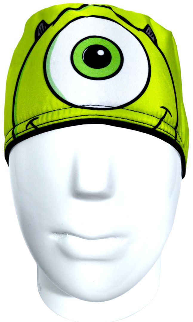 Gorro Quirúrgico Mujer y Portacarnet Mike Monsters Inc - gorro antifluido para mujer Doctools - foto 3