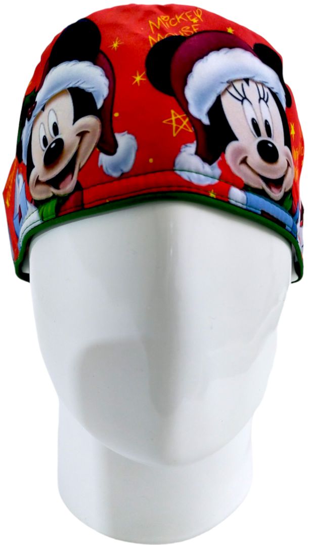 Gorro Quirúrgico Mujer y Portacarnet Minnie Friends Navidad - gorro antifluido para mujer Doctools - foto 3