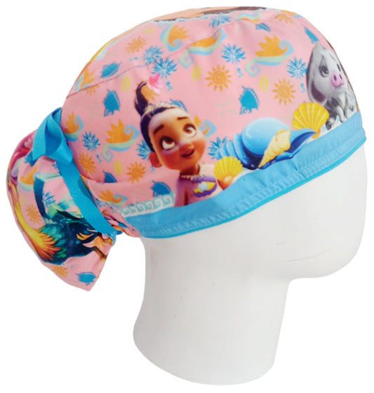 Gorro Quirúrgico Mujer y Portacarnet Moana Baby - gorro antifluido para mujer Doctools - foto 2