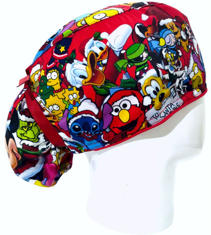 Gorro Quirúrgico Mujer y Portacarnet Modo Navidad - gorro antifluido para mujer Doctools - foto 2