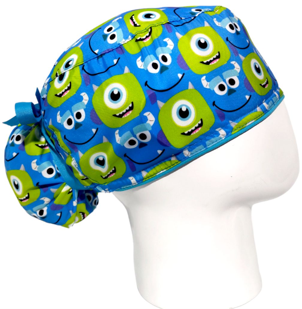 Gorro Quirúrgico Mujer y Portacarnet Monsters Inc Caritas - gorro antifluido para mujer Doctools - foto 2
