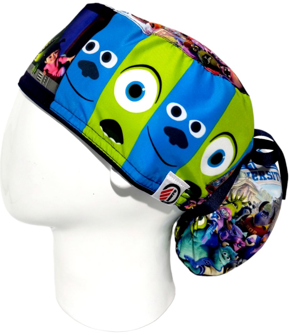 Gorro Quirúrgico Mujer y Portacarnet Monsters Inc La Película - gorro antifluido para mujer Doctools - foto 1
