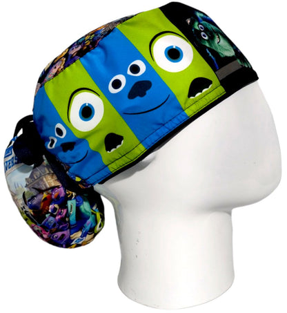 Gorro Quirúrgico Mujer y Portacarnet Monsters Inc La Película - gorro antifluido para mujer Doctools - foto 2