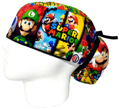 Gorro Quirúrgico Mujer y Portacarnet Super Mario Clásico - gorro antifluido para mujer Doctools - foto 1